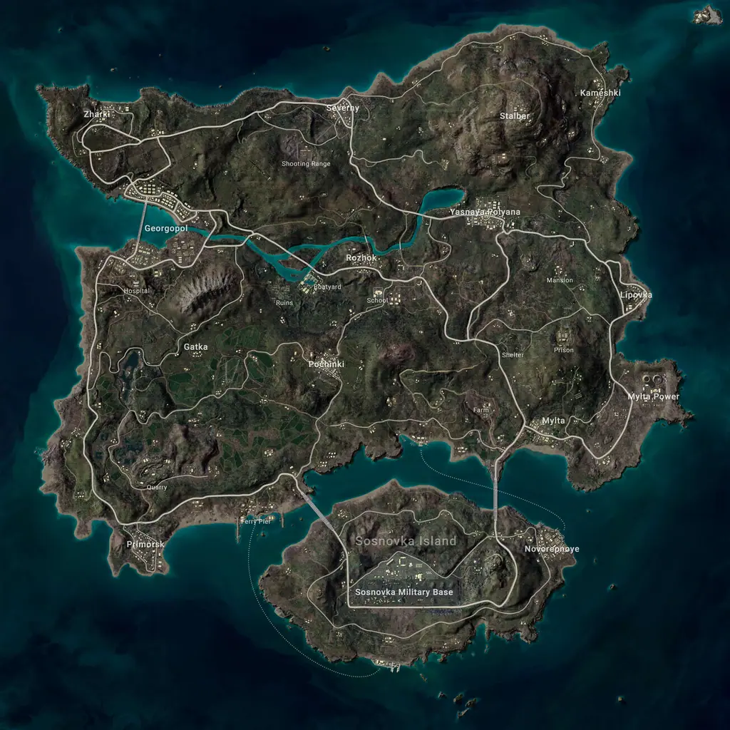 Карта PUBG